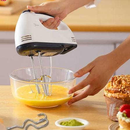 Electric Egg Beater Machine Hand Mixer Handheld Cake Egg Beater Cream Blender Cake Baking Tool